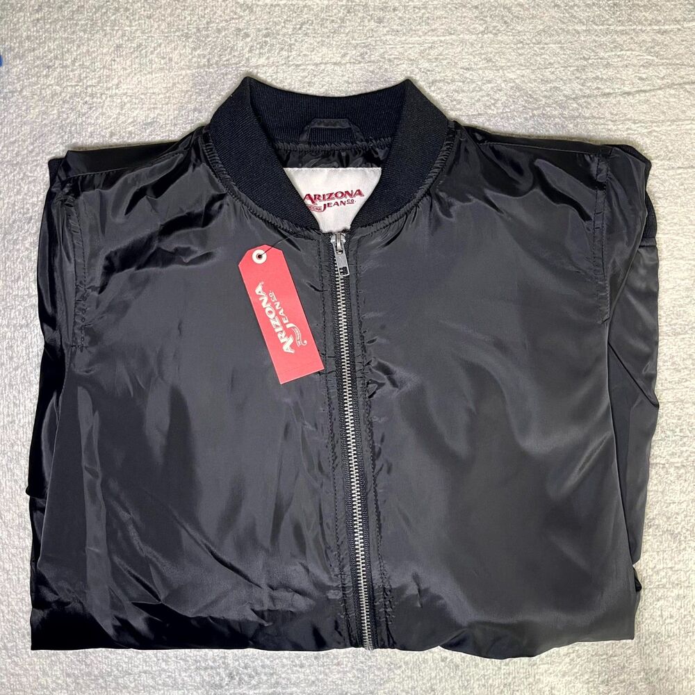 Arizona Jeans Co‎ Men's Black Bomber Jacket Size Small